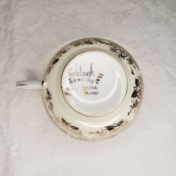 Colclough bone china teacup gold floral daisy - Picture 6 of 13